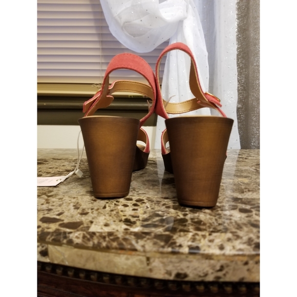 Made in Italy Suede Wedge Sandals - Picture 3 of 6